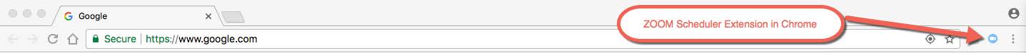 Chrome menu bar shows Zoom extension