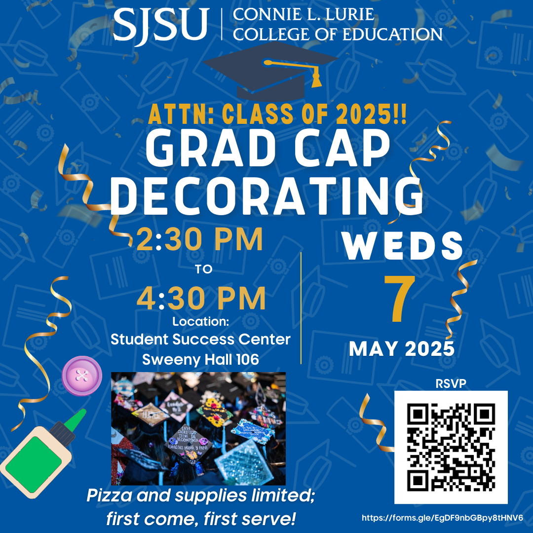 grad cap decorating flyer on wed may 7