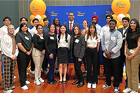 group photo at a celebration