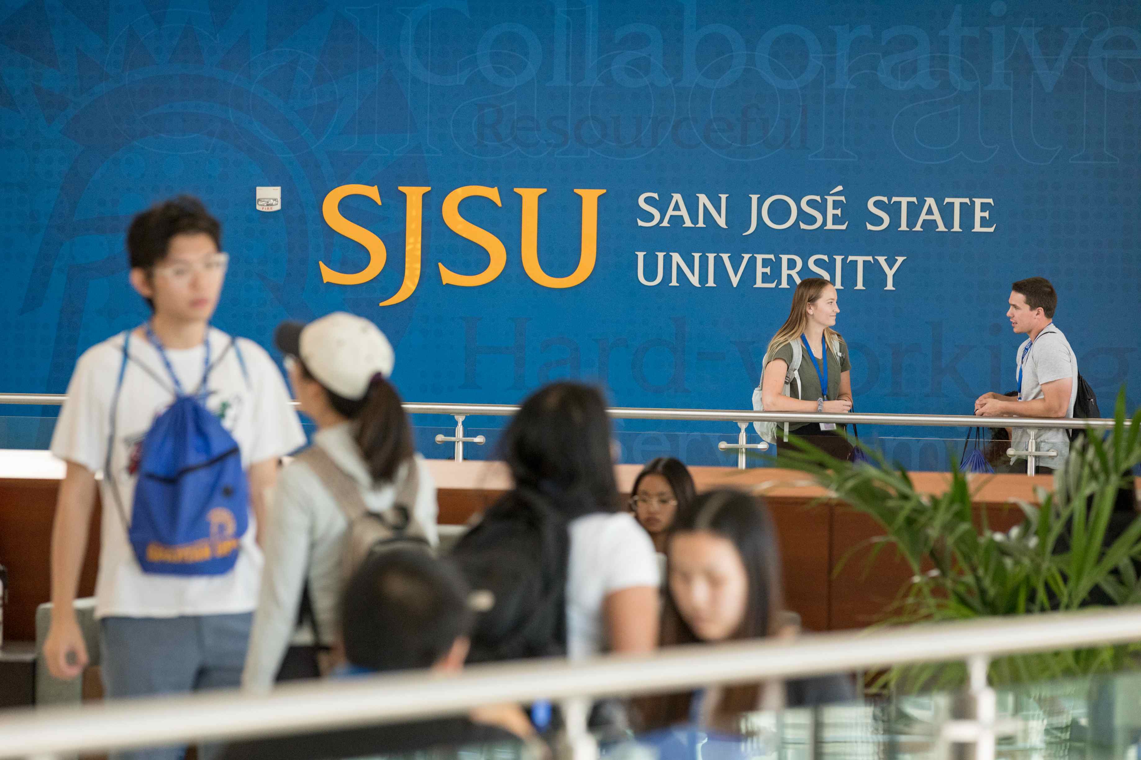 students in student union