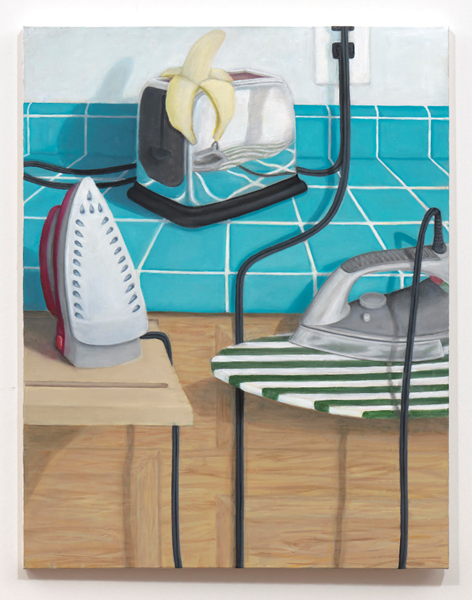 Troy Chew, "Keep the Heat", Oil on canvas.